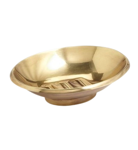 จานสบู่สำเร็จรูปสีทองพร้อมขาตั้งจานวางสบู่โลหะสำหรับห้องน้ำ - Product Image 5