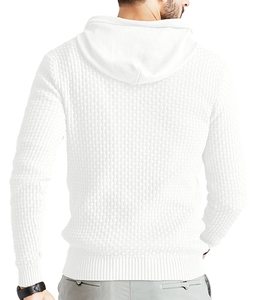 Sudadera con Capucha de Algodón Tejido para Invierno, Personalizada con Logotipo Bordado, Estilo Hipster Casual, Lisa, Esencial, de Manga Larga y Corte Ajustado - Product Image 3