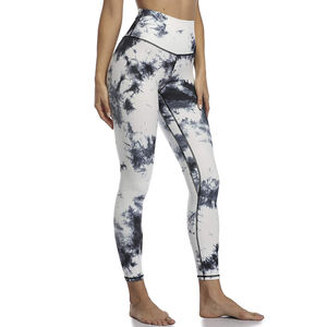 Vente en gros de leggings pour femmes personnalisés en coton pantalon de yoga OEM de haute qualité pour l'exercice et le style de vie - Product Image 3