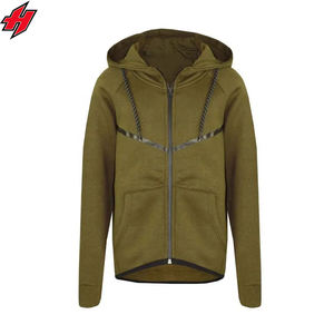 Trajes de chándal de lana de tecnología de invierno unisex personalizados Sudaderas con cremallera de talla grande con logotipo Conjuntos de Jogger transpirable Etiqueta privada para hombres - Product Image 2