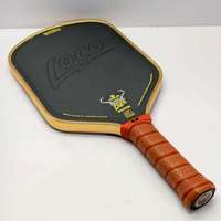 Raquette de Pickleball Personnalisée Bread Butter Loco Style USA Approuvée par la FWP, 16mm, Fibre de Carbone T700, Noyau en Mousse, OEM ODM