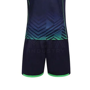 Maillot et short de volley-ball unisexe, uniforme de volley-ball en tissu polyester évacuant l'humidité à vendre - Product Image 5