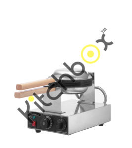 Máquina para Hacer Waffles de Burbujas Industrial y Comercial Kitchbox (Teflón y Elemento Extra Reforzados) - Product Image 5