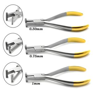 Alicates escalonados de ortodoncia de la mejor calidad con punta de carburo de tungsteno, base de instrumentos quirúrgicos dentales manuales de acero inoxidable - Product Image 5