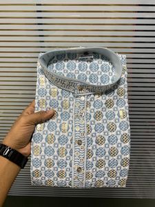 Nouvelle collection de pyjamas Kurta pour hommes en tissu royal classique de qualité supérieure avec broderie et sequins - Product Image 6