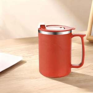 Tasse à café isotherme en acier inoxydable anti-brûlure avec couvercle pour le bureau – Offre spéciale - Product Image 5