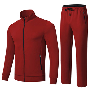 Vêtements de sport de haute qualité à fermeture éclair intégrale Homme Logo personnalisé Ensemble de survêtement pour hommes Tenue de sport pour hommes Survêtement pour hommes - Product Image 4