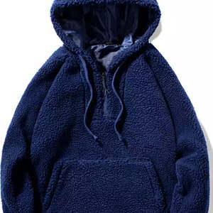 Fleece <b>Sherpa</b> Fur <b>Lined</b> <b>Hoodies</b> Winter Warm Hoodie for Men Quick Dry Breathable <b>Sherpa</b> Fleece Thermal <b>Hoodies</b> Customized - Product Image 3