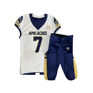 Uniforme de fútbol americano para niños personalizable, transpirable, de talla grande, de manga corta, fabricado en Pakistán, técnica de sublimación - Product Image 2