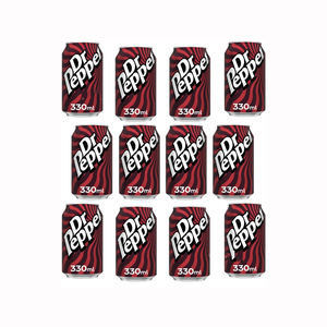 Bebida en Lata Dr. Pepper de 330 ml, Refresco Americano Original - Product Image 1