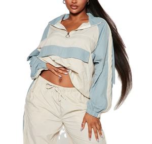 Ensemble de survêtement décontracté pour femmes de haute qualité, léger, à séchage rapide, en polyester respirant, vente en gros - Product Image 2