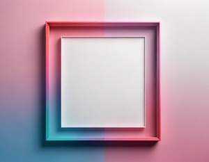 Cadre classique moderne en acier inoxydable avec incrustation d'os - Product Image 3