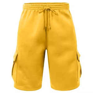 Short de survêtement personnalisé pour hommes multi-poches vente en gros de short cargo en polaire décontracté Hip Hop d'été surdimensionné avec cordon de serrage pour hommes - Product Image 5