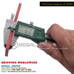 Wholesale Regal Impex Laminated Wood Knife Scales Orange Black Dollar Sheet Blanks 5 Inch Length Knife Veterinary Instrument - Product Image 4