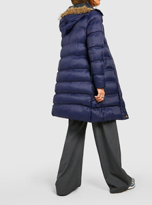 New Design Custom Long <b>Waterproof</b> Breathable Puffer Jacket for Women with Cotton Lining Keep Warm Trending Winter Coat - Product Image 6