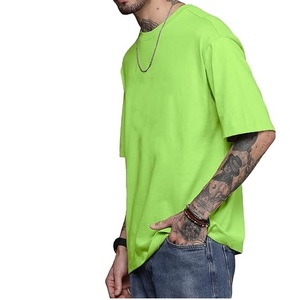 T-shirt surdimensionné à épaules tombantes de haute qualité en gros Impression personnalisée 350 Gsm T-shirt surdimensionné en coton lourd respirant - Product Image 3