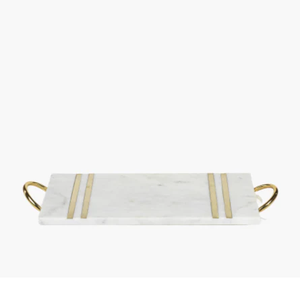 Bandeja de servicio de mármol elegante Bandeja de servicio de mármol de mesa hecha a mano de excelente calidad Tamaño personalizado - Product Image 6