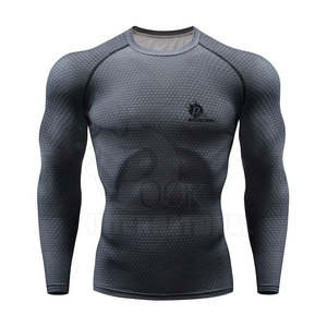 ชุดวิ่งออกกำลังกาย BJJ,ชุดวอร์ม MMA ชุดรัชการ์ดแบบพิมพ์ลายแบบระเหิด - Product Image 1