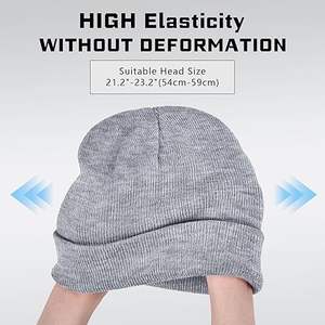 Gorro de Punto Unisex para Adultos, Diseño 2025, Lana/Algodón, Transpirable, Impermeable, Jacquard, Tejido a Mano, OEM/ODM, Alta Calidad, Personalizable - Product Image 3