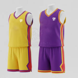 Vêtements de sport haute performance à séchage rapide, kit de basketball pour les entraînements et les compétitions en salle et en extérieur, pour les équipes. - Product Image 2
