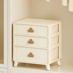 Boîte de <span class=keywords><strong>rangement</strong></span> pour <span class=keywords><strong>sous</strong></span>-vêtements à 3 compartiments Organisateur de type tiroir en plastique PP Armoire durable peu encombrante pour la maison Rectangle - Product Image 3