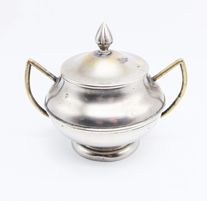 เครื่องปั่นน้ำตาลหม้อเครื่องครัวสแตนเลสพร้อมดีไซน์โลหะโบราณสำหรับอุปกรณ์ตกแต่งโต๊ะสินค้ามาใหม่ - Product Image 2