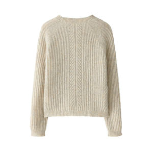 Suéter Casual Elegante de Invierno para Mujer, 100% Algodón, Diseño Transpirable para Uso Diario Moderno, Ajuste Moderno y Cómodo, Estilo Urbano - Product Image 1