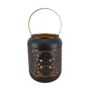 Lanterne en verre et en bois décorative, avec poignée, Design de luxe, finition polie, pot à bougie fait à la main, vente en gros, 5 pièces - Product Image 4