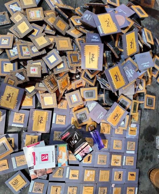 Bulk New for Core Quad-Core Desktop CPU Scrap Electronic Components Gold Recovery Processor Chips for Scrape Trading