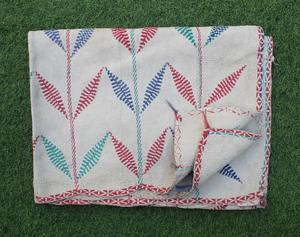Edredón Kantha Vintage raro, edredón raro antiguo, tiro Kantha, ropa de cama India Vintage, edredón Sari reciclado hecho a mano - Product Image 2