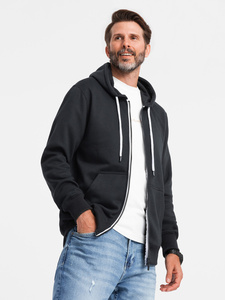 เสื้อฮู้ดดี้โอเวอร์ไซส์สำหรับทุกเพศ ฤดูใบไม้ร่วง ผลิตจากผ้าโพลีเอสเตอร์/คอตตอน ผ้าฟลีซเนื้อนุ่ม พิมพ์ลายได้ตามต้องการ เสื้อหนา สไตล์สตรีทแวร์ รุ่นใหม่ - Product Image 4