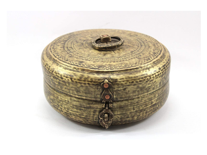 Fournisseur indien de Casserole Chapati en laiton Conteneur Chapati fait à la main de qualité supérieure Articles de cuisine de meilleure qualité Boîte Chapati - Product Image 6