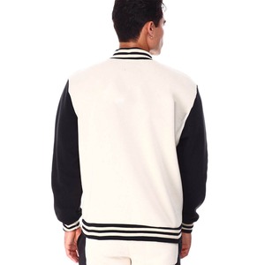 Chaqueta Varsity de Lana de Primera Calidad con Tela de Lona, Estilo Urbano, Protección UV, Transpirable y Ecológica, Ropa para Hombre en Oferta - Product Image 2