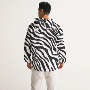 Chaquetas cortavientos para deportes al aire libre para hombre con logotipo personalizado OEM Chaqueta de tela estampada de talla grande Nueva condición larga - Product Image 5