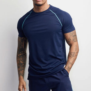 T-shirts tricotés pour hommes – Fournisseur OEM d'usine – 100 % coton – Hauts décontractés – Logo personnalisé – Doux, respirant, écologique, anti-boulochage – Vente en gros - Product Image 1