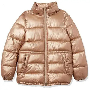 2024 chaqueta acolchada para mujer con capucha cremallera bordado decoración Color sólido transpirable ropa de calle último diseño - Product Image 6