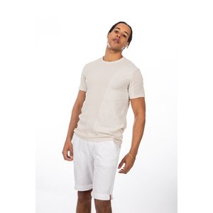 Set T-Shirt Imperio Shop da Uomo Blu Navy in Lino con Collo Rotondo Incrociato Taglia S Traspirante Estivo Casual - Product Image 5