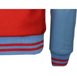 ตัวอย่างฟรี แจ็คเก็ตวาร์ซิตี้สีเขียว สไตล์อเมริกัน สำหรับมหาวิทยาลัย/วิทยาลัย  แบบสั่งทำพิเศษ รุ่นปี 2026 สำหรับทุกเพศ - Product Image 4