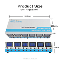 Analizador de Baterías de Plomo-Ácido Heltec Energy 7-23V 10A de 6 Canales con Modo Simple/Profesional para Control de Calidad de Baterías Solares