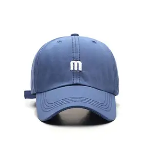 Master Headwear 100% Cotton Metal Embroidery Baseball Caps With Custom Logo Waterproof