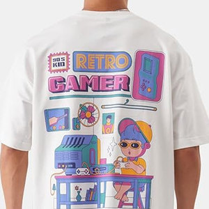 Camiseta Extra Grande de Moda para Hombre 2025, Camiseta Cómoda para el Verano, Precio de Fábrica, Mejor Material, Camiseta Extra Grande - Product Image 6