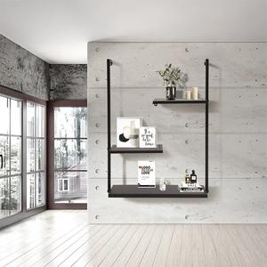 Estante de pared de hierro contemporáneo Rectangular grande, diseño clásico, capa de polvo negro, decoración Interior de garaje, tela de acero de plástico - Product Image 6