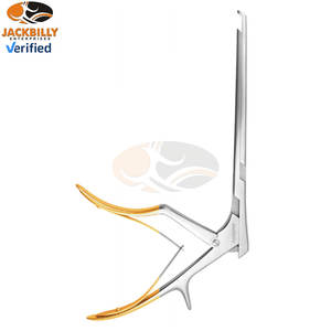 JACKBILLY alta calidad de acero inoxidable Manual Rongeur Punch Love Kerrison Placa de pie Regular 40 grados mordida 3mm Tamaño de mordida - Product Image 2