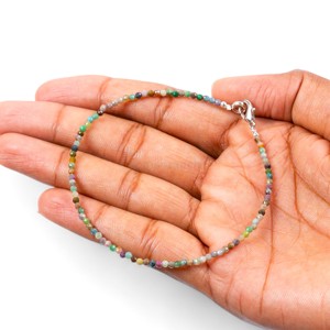 Tự Nhiên Của <span class=keywords><strong>Ruby</strong></span> Zoisite Đính Cườm Vòng Đeo Tay Của <span class=keywords><strong>Ruby</strong></span> Zoisite Micro Mặt Vòng Đá Quý Vòng Đeo Tay Chữa Bệnh Pha Lê Trang Sức Cho Phụ Nữ Số Lượng Lớn - Product Image 6