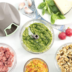 Mini Picadora Manual Portátil InnovaGoods con Cable, Mini Procesador de Alimentos de Plástico - Product Image 6