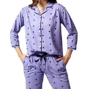 Fabricante de ropa de dormir para mujer de talla grande | Camisas de dormir transpirables hechas a medida, pijamas al por mayor y ropa de dormir con estampado personalizado - Product Image 2