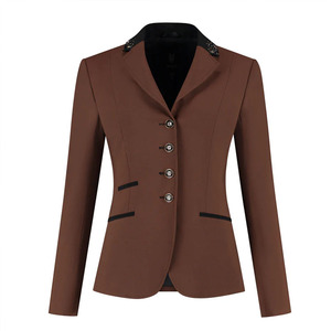 Veste de compétition équestre pour femmes, confortable, en coton, couleur personnalisée, taille personnalisable, veste de cavalier de haute qualité - Product Image 1