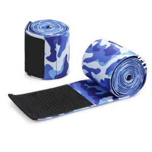 Wholesale Powerlifting <b>Knee</b> Wraps Heavy Duty Non slip <b>Knee</b> Wraps for Weightlifting Powerlifting <b>Knee</b> <b>Straps</b> Nylon <b>Knee</b> Sleeve - Product Image 3