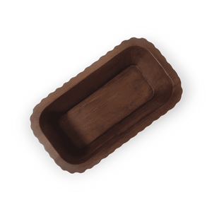 <b>Small</b> Modern Hand-Carved Mango Wood Bowl White Walnut Textured for Candle Holder Display Weddings Christmas Season <b>Lantern</b> Style - Product Image 2