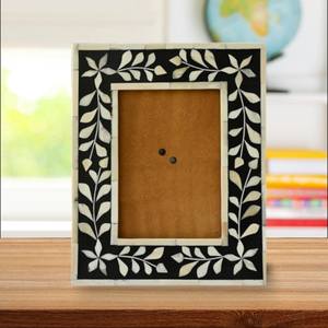 Incrustation d'os et cadre photo en résine avec un design exquis en nacre pour améliorer votre décoration intérieure - Product Image 1